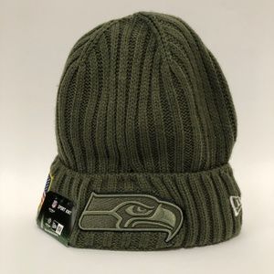 NFL Seahawks Salute To Service Military Beanie NWT